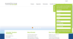 Desktop Screenshot of nanostring.com